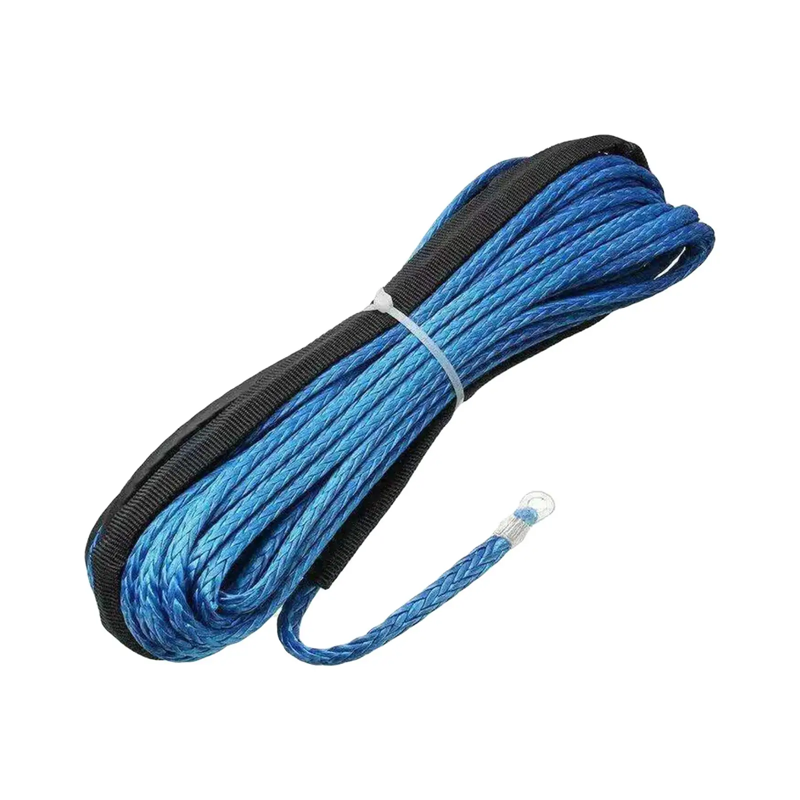 

Synthetic Winch Rope 50' Universal Road Rope Vehicles Towing durable four.8mm Towing Winch Cable Cars UTV RV Boat Truck