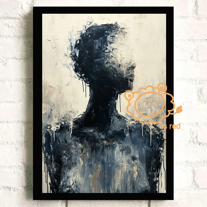 Темный Элегантный Постер Грейса - Слепая Красота Эмоциональный Золотой Лист