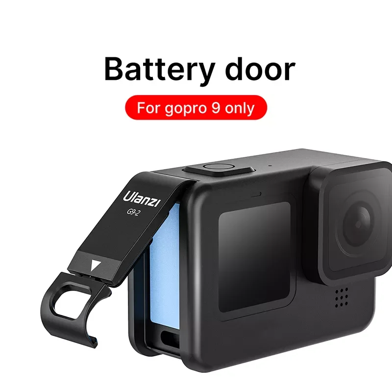 

New2022 Ulanzi G9-2 For Gopro 9 Battery Cover Battery Door for GoPro9 gopro Hero 9 Chargeable battery lid Charge port Camera Acc