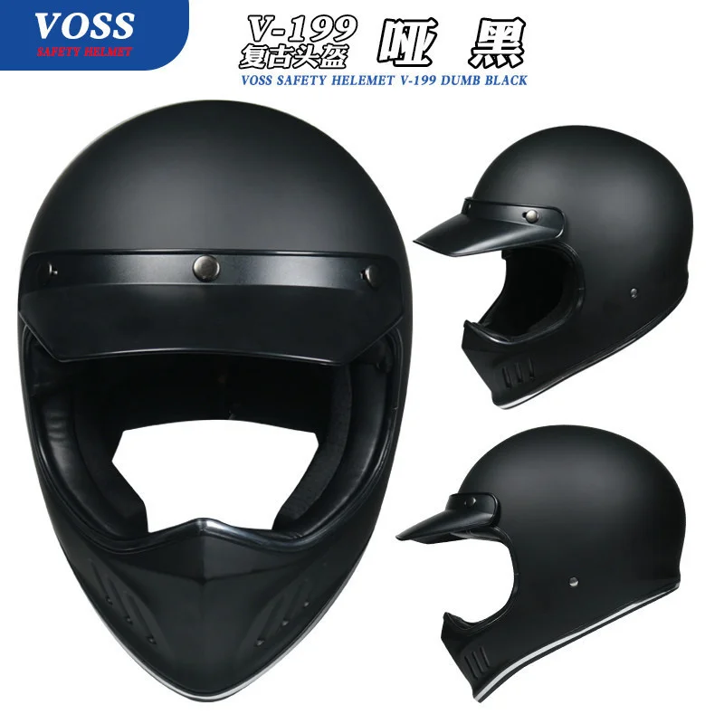 Suitable for walkers Suitable for Harley Cruise Retro Helmet Full helmet Grey portable electric car helmet enlarge