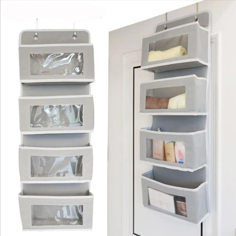 

Door Back Closet Hanger Folding Closet Indoor Organizer Hanging Organizer Bag Fabric Pocket Holder Storage Bag