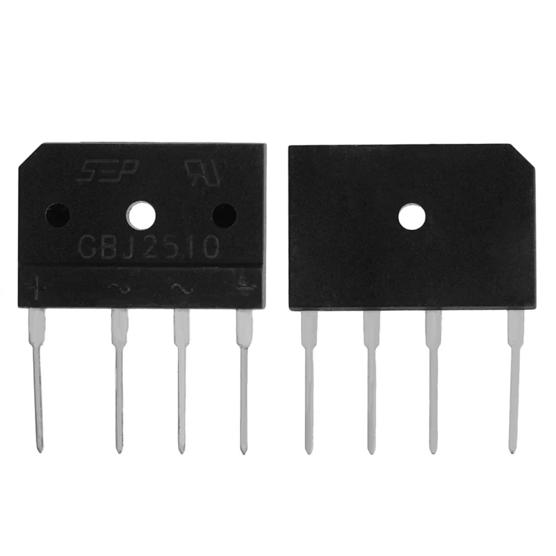 

New 5Pcs Single Phases Diode Bridge Rectifier IC Chip 25A