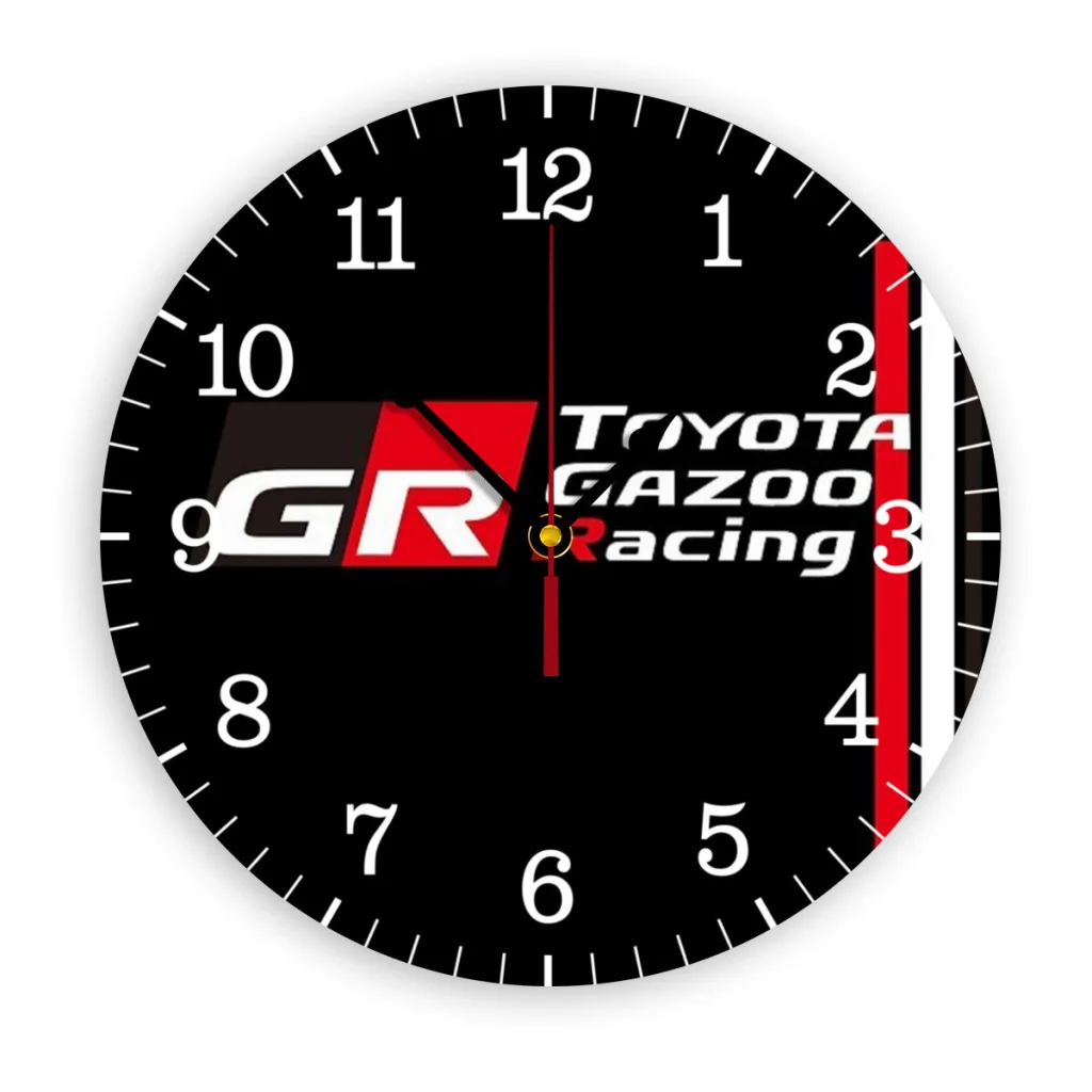 Toyota GR wrc Racing 86 Yaris Supra GAZOO RACING современные простые и настенные часы для учебы