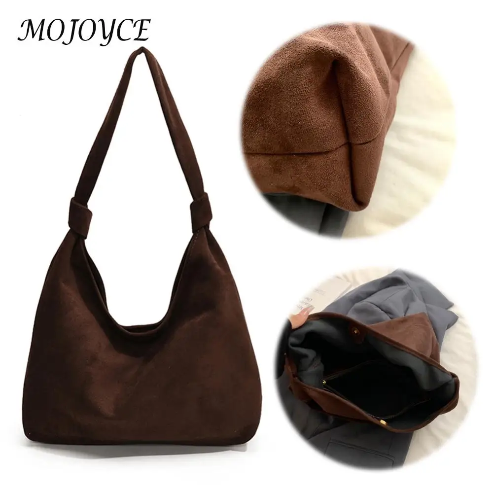 Замшевая сумка-хобо в стиле ретро модная сумка с верхней ручкой роскошная для