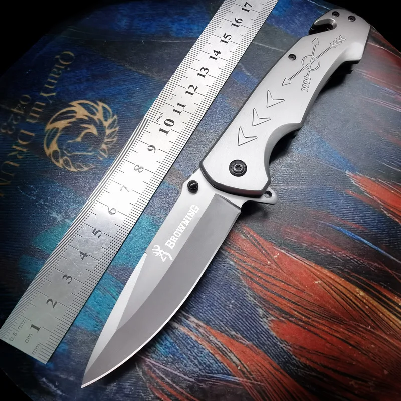 

Outdoor Tactical Survival Hunting Pocket Folding Knife Multifunctional Camping Wilderness Self Defense Knife розкладний ножик