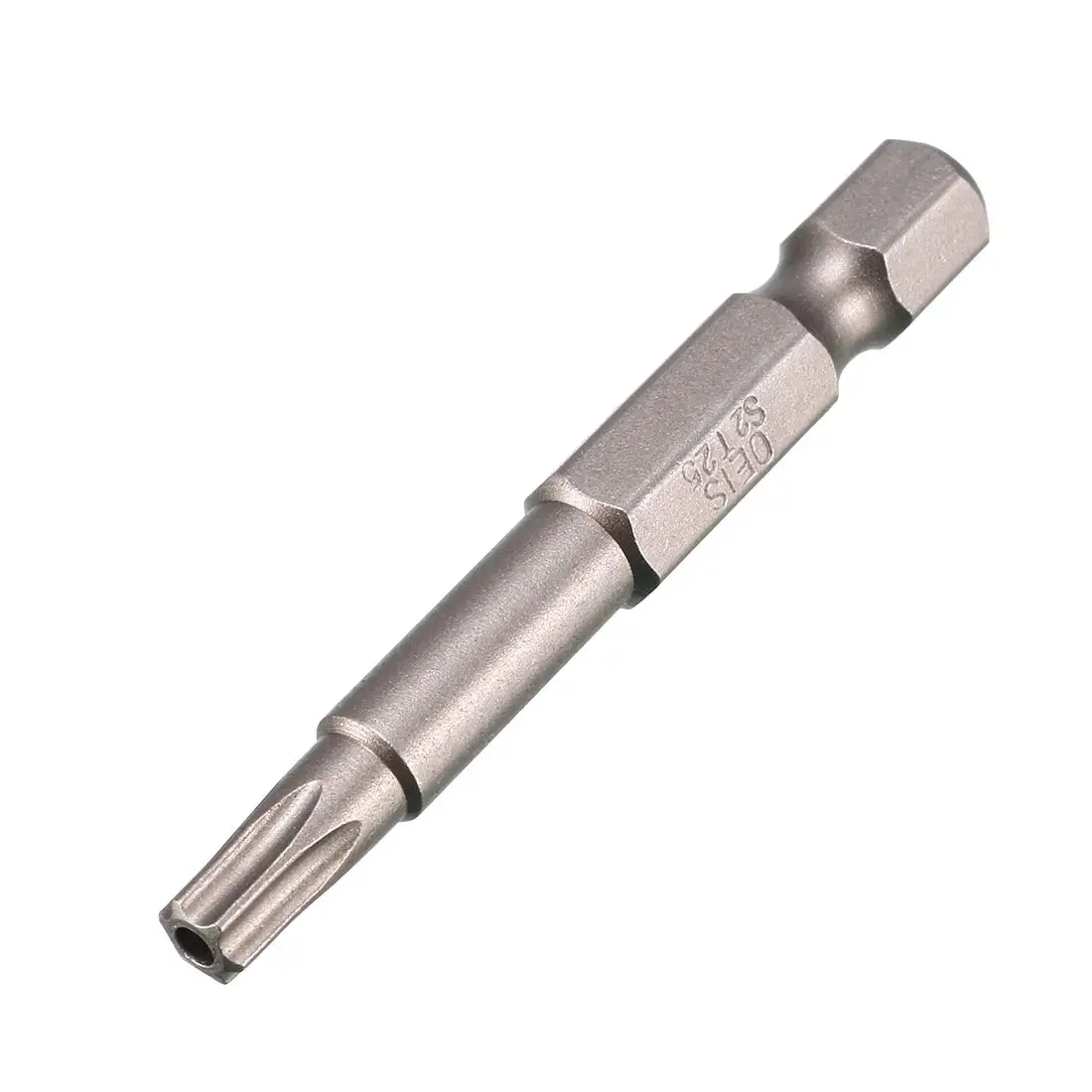 

Keszoox A14041800ux0496 10 шт. магнитные 1/4 дюйма x 50 мм Torx Point T25 биты для безопасной отвертки (комплект из 10) серебристые