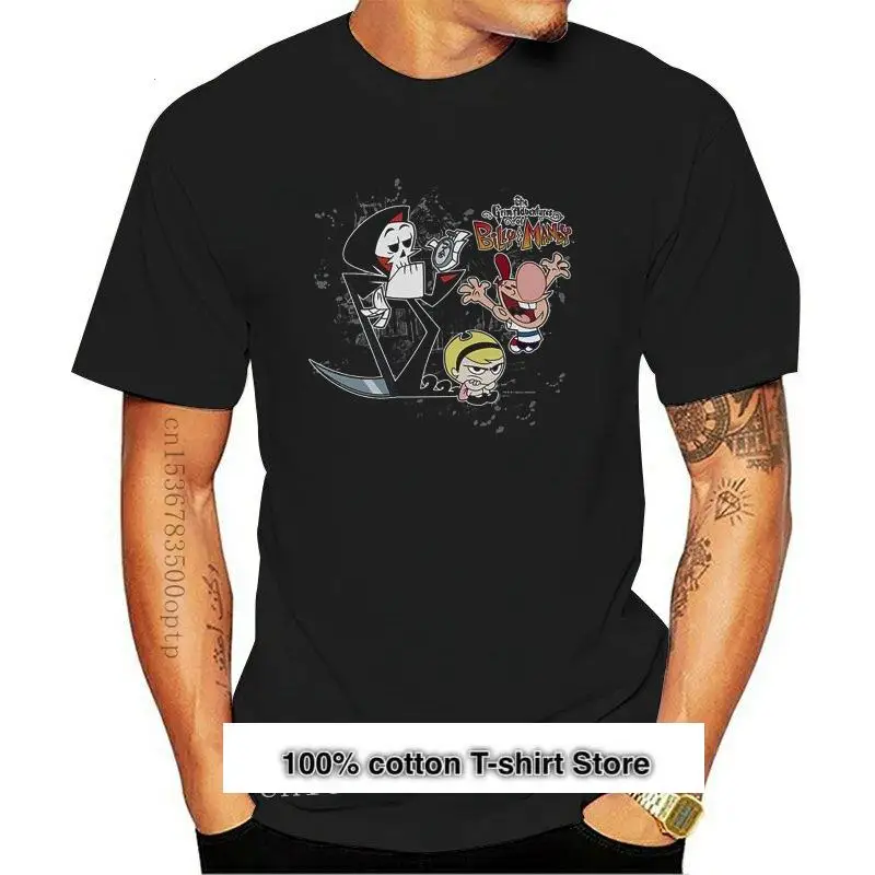 

Camiseta с лицензией на мрачные Приключения Билли и мандании брызговик для взрослых