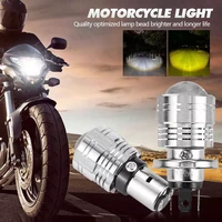1pc led motorcycle headlight blub h4ba20d dc 12v 80v 6000k moto light h6 scooter motobike head lamp