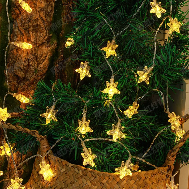 Y2K 10 м 80LEDS батарея звёзды фотострока освещение для помещений домашнее украшение