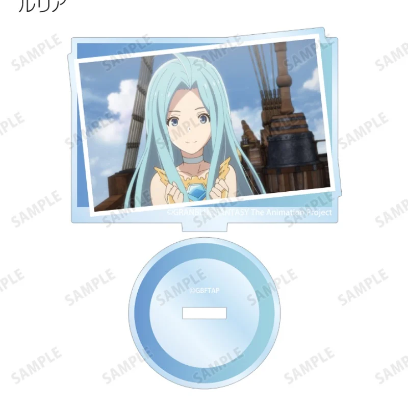 Фото Аниме-фигурка Granblue Fantasy Gran 15 см, подставка-модель, брелок, настольное украшение, праздничные подарки №3
