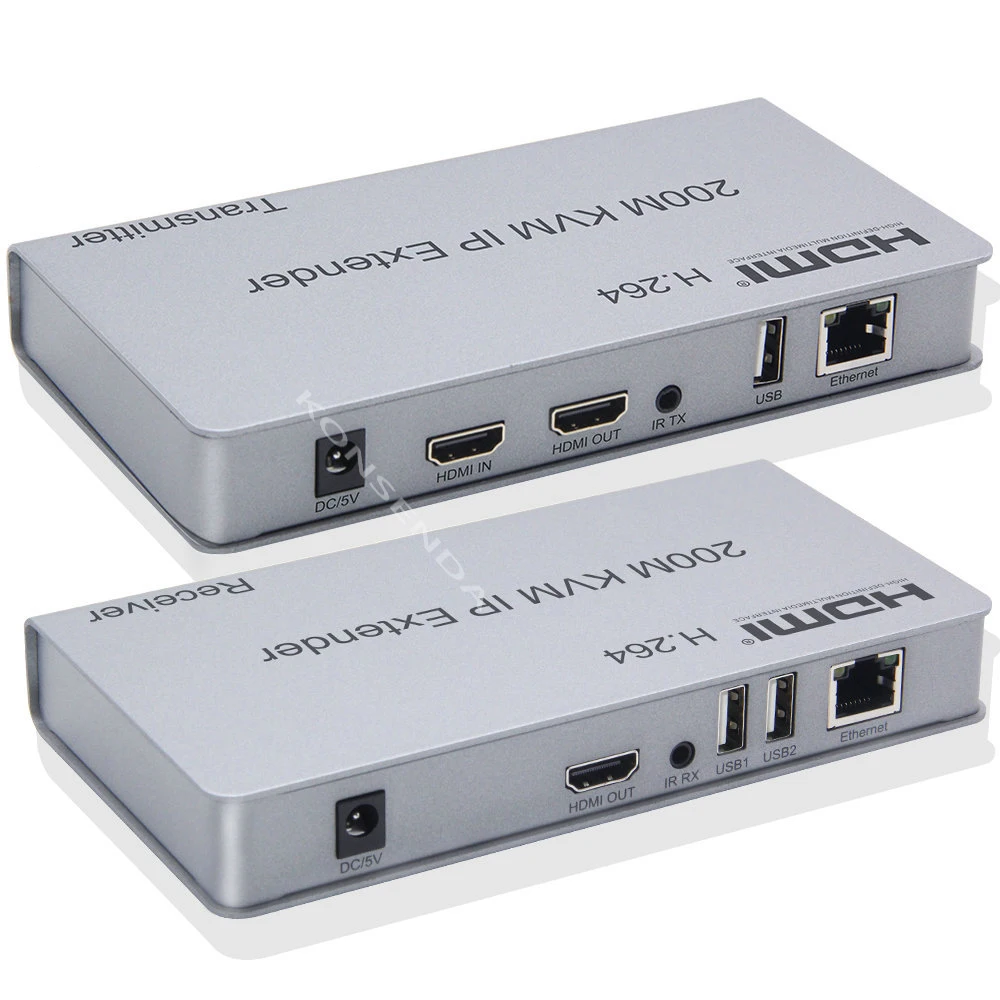 

2323 LSM HDMI KVM-удлинитель 200 м по IP RJ45 Ethernet Cat5e Cat6 кабельная сеть KVM-удлинитель HDMI по UTP/STP поддержка USB мыши