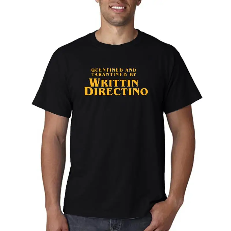 

Title: Quentined And Tarantined By Writtin Directino T - Shirt Custom Design Print For Men Women Cotton New Cool Tee T shirt