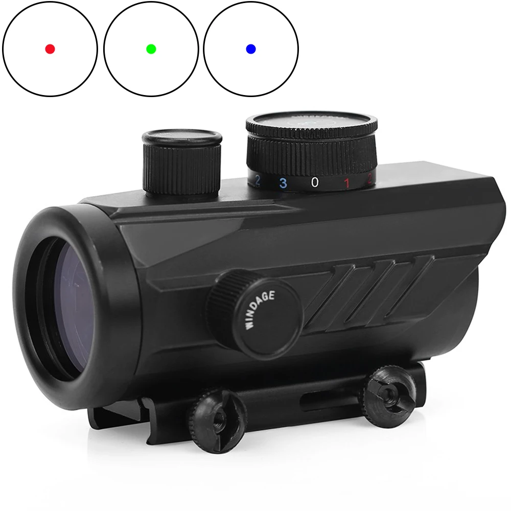 

Red Dot Sight Scope Riflescope 1x30mm Hunting Optics Gun Sight Rifle Scopes 3MOA With 20mm/11mm Weaver Picatinny Rail Mount