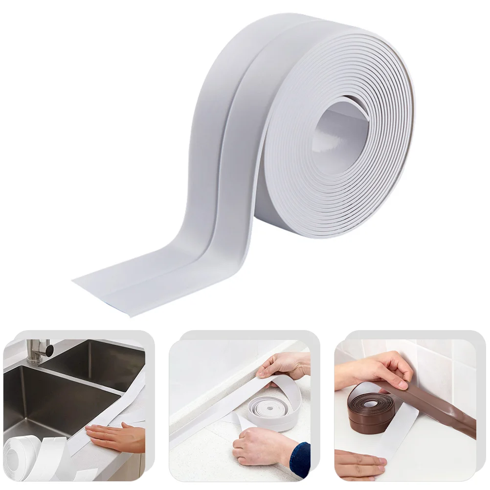 

Caulk Strip Tape Sealant Sealing Bathroom Sink Protector Bath Wall Kitchen Showertoilet Caulking Strips Mortite Floor Waterproof