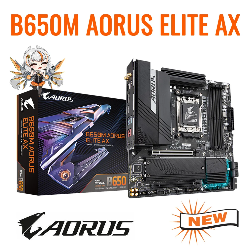 Gigabyte aorus elite ax ddr5. B650m aorus elite ax. gigabyte aorus b650m. гигабайт 650 ам 5. gigabyte материнская плата b650m gaming x ax ddr5.