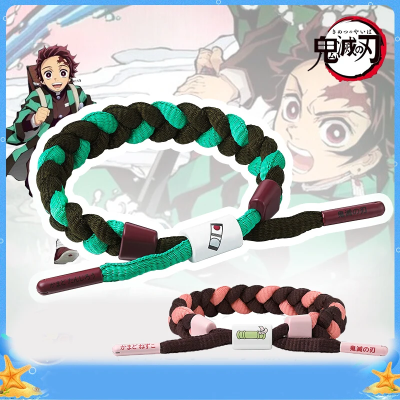 

Браслет с цепочкой для руки из аниме «рассекающий демонов»: Kimetsu no Yaiba Kamado Tanjirou Kamado Nezuko Косплей-браслет