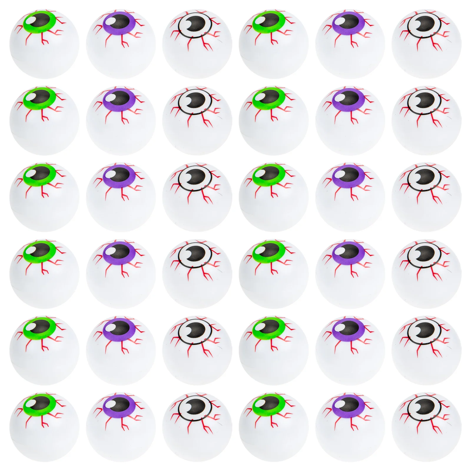 

Eyeballs 36Pcs Scary Pong Eyeballs Hollow Eyeballs Bouncy Kids Toys for Party Favors Bag Fillers Props