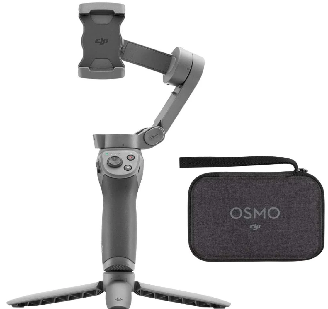 Ручной 3-осевой стабилизатор для смартфона DJ I OM с рукояткой Штатив видеозаписи в