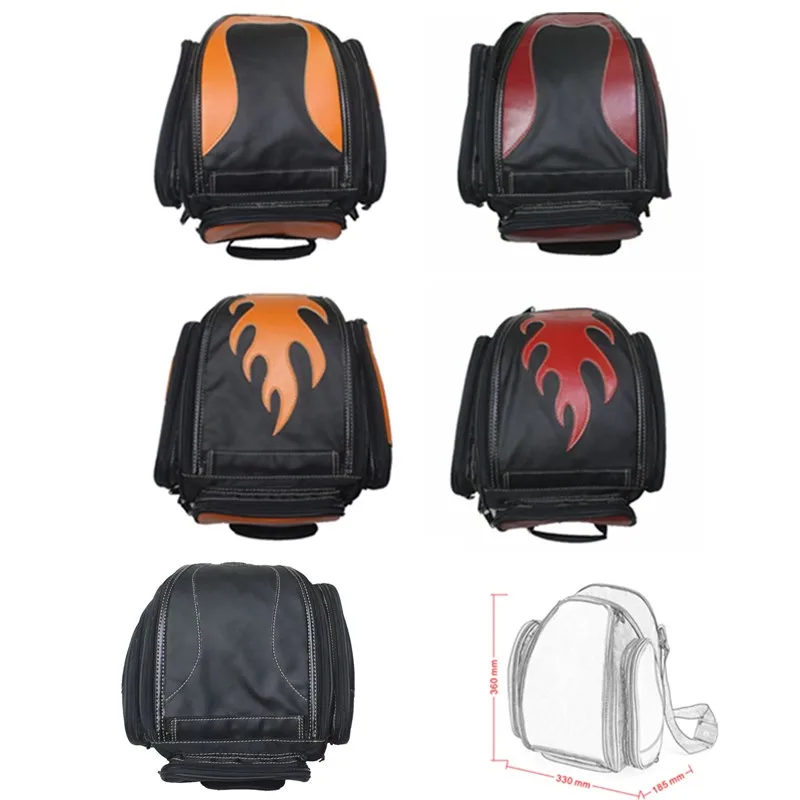 

Universal Motorcycle Luggage Bag Tank Tail Helmet Saddle Bags Backpack Chopper Cafe Racer Old School Bobber Touring For Honda