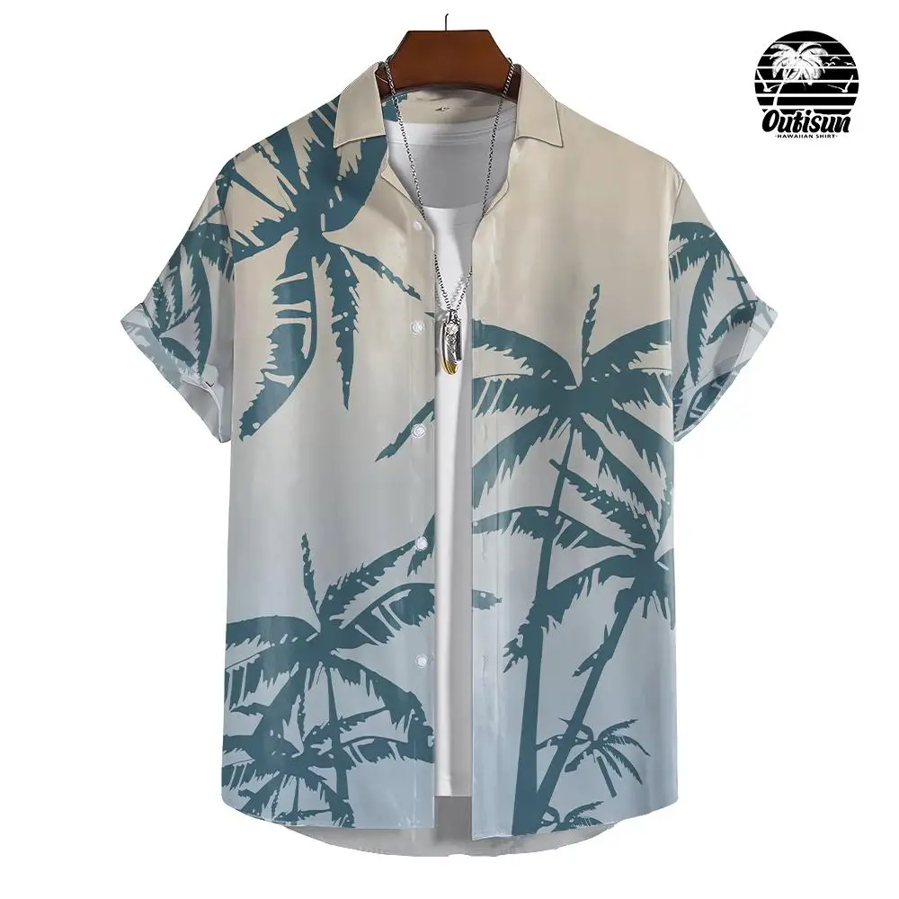 

2023 Men's Branded Blouse Hawaiian Shirts Coco Print 3d Shirts Button Up Oversized Tops Streetwear For Male Summer Clothing 5XL