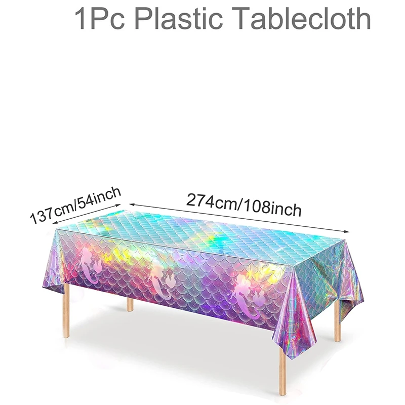 

Одноразовая скатерть "Русалка" для дня рождения