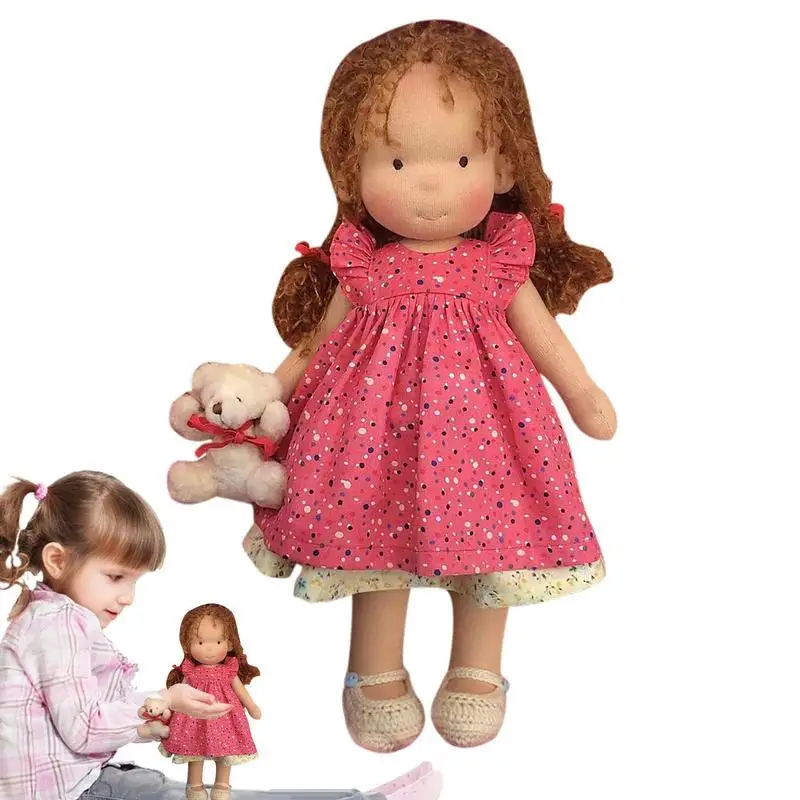 

Куклы ручной работы, детские мягкие Тряпичные куклы для девочек, мягкая игрушка для малышей, милые детские младенцы