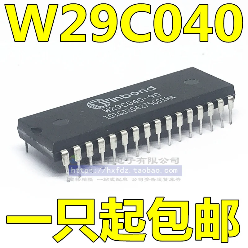 

free shippingW29C040-90B W29C040-90Z DIP-32 10pcs