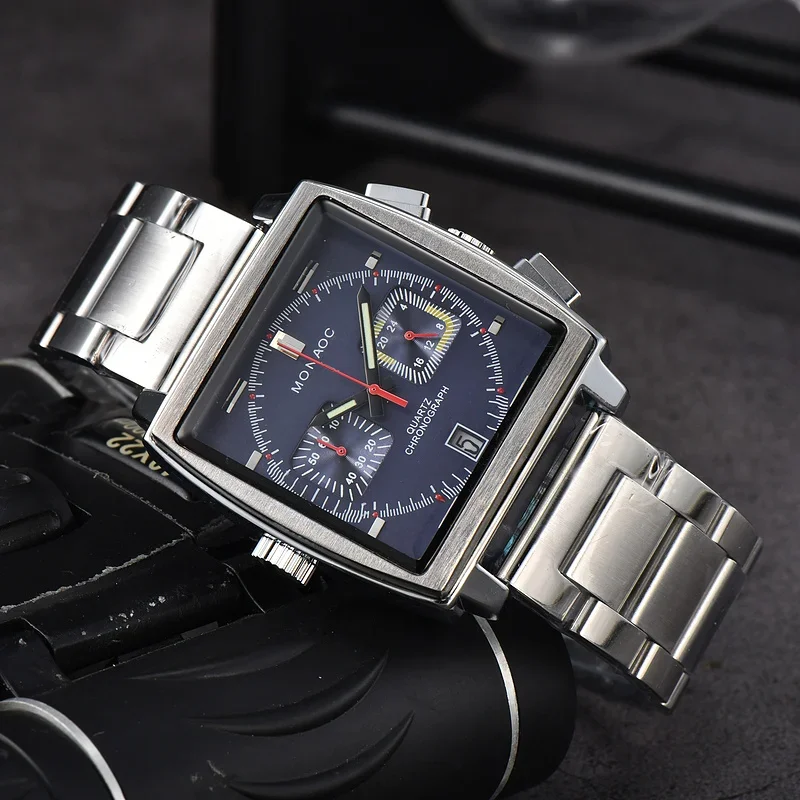

TA21 Hot AAA+ Original Brand Luxury Watches for Men Multifunction Square CARRERA Sport Chronograph Automatic Date Fashion Clocks