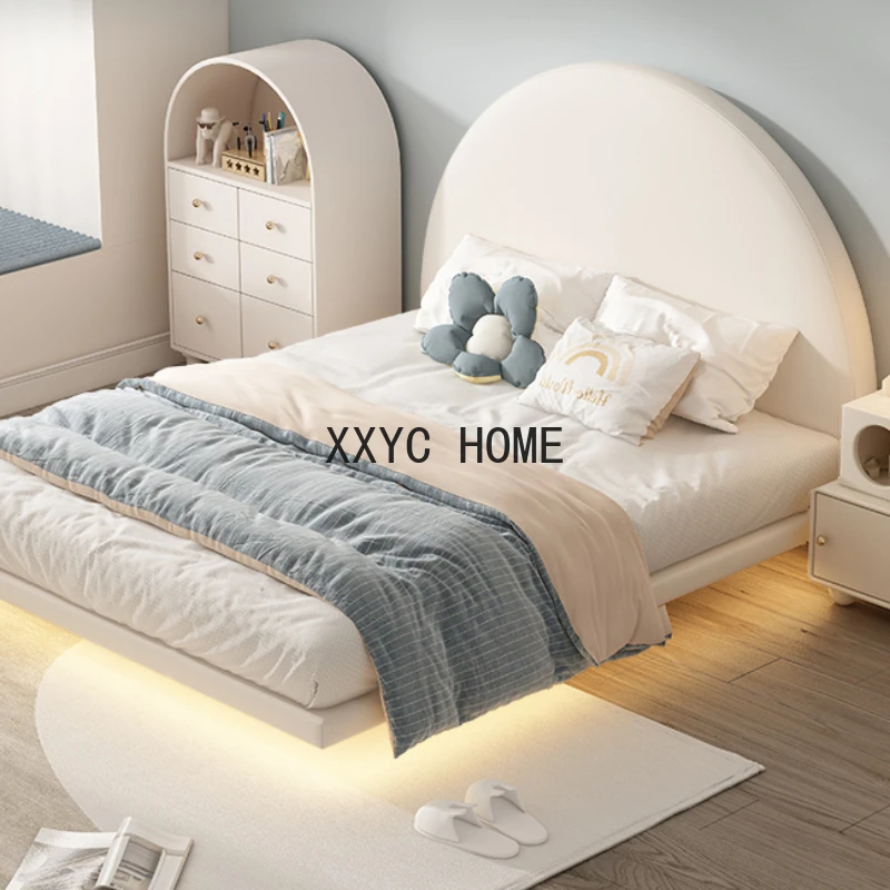 Оригинальная детская кровать для девочек североевропейская полукруглая мягкая