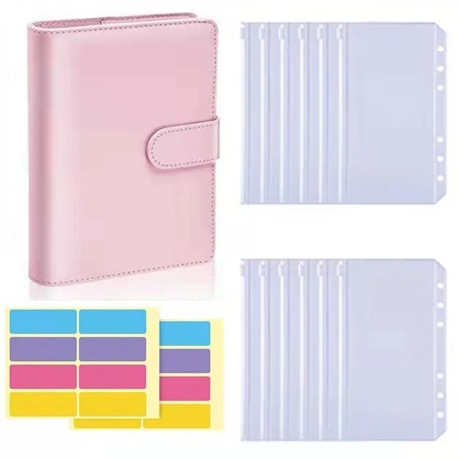 

Блокнот А5/А6 многоразовый с карманами на молнии, 10 шт.