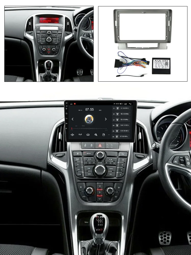 Автомобильный радиоприемник Double Din 9 дюймов стерео панель Fascia рамка для Buick Excelle 2