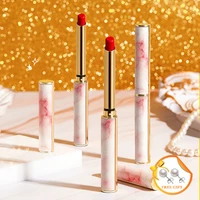 3 color lipstick female makeup non stick cup thin tube lip glaze for girl daily party banquet beauty cosmetics