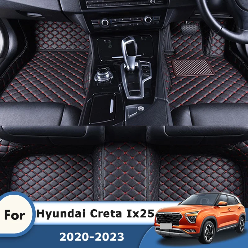 

RHD Carpet For Hyundai Ix25 ix 25 Creta 2023 2022 2021 2020 Car Floor Mats Auto Interior Accessories Part Waterproof Automobiles