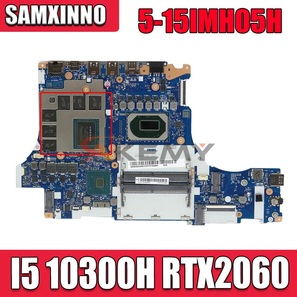 

For Lenovo Legion 5-15IMH05H laptop motherboard GY750/751 NM-C911 motherboard with CPU I5 10300H GPU RTX2060 100% test work
