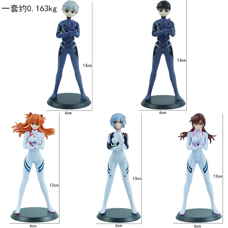 Anime Evangelion Eva Figure Blind Box Mystery Box Lucky Box  Ayanami Rei Asuka Langley Soryu 13cm Action Figures Model Doll Toy images - 6