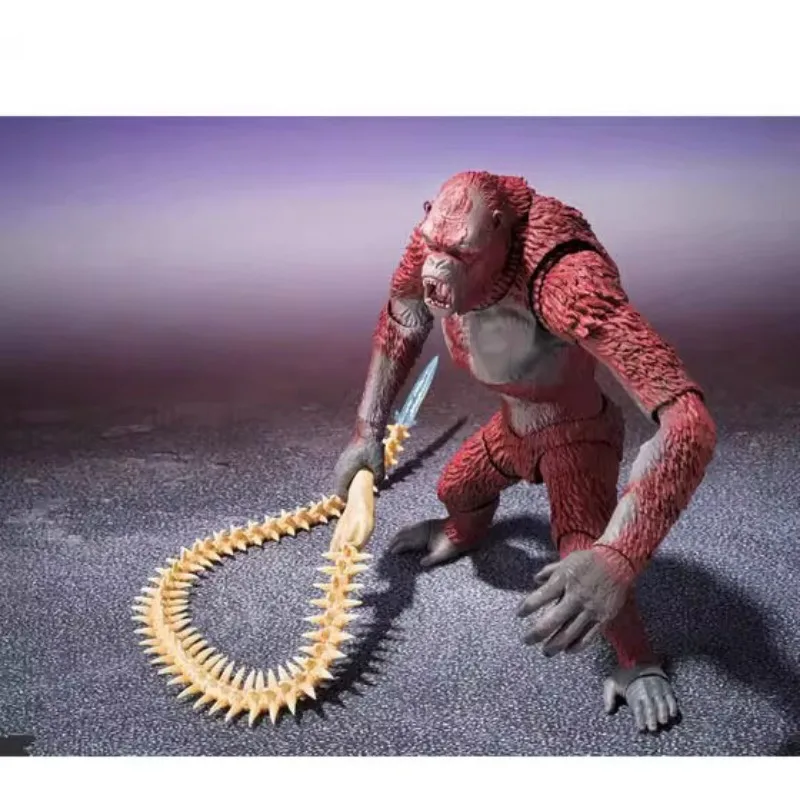 Фото Новая классическая аниме-фигурка 2024 года Годзилла против Конга SHM Skar King, модель из ПВХ, игрушка, кукла, украшение, подарок в коробке №5