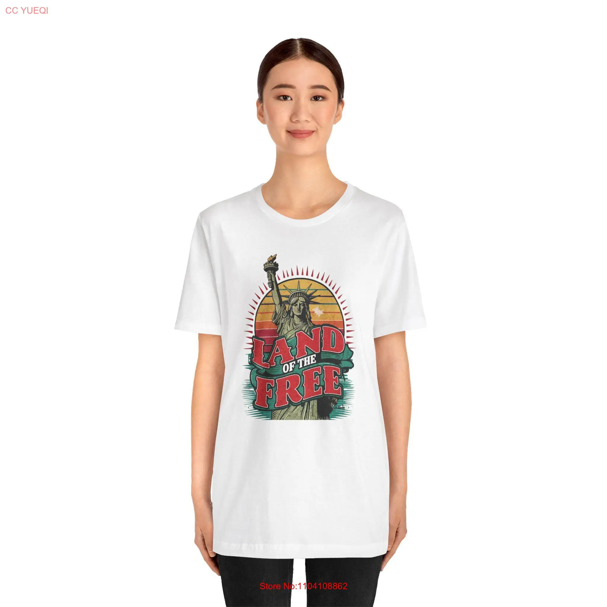 Футболка Земля свободы 4 июля с цитатами День независимости Патриотической