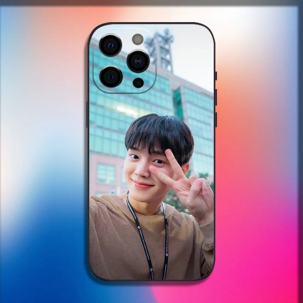 Actor K-Kang S-Song Phone Case For iPhone 16 15 14 13 12 11 Pro X XS Max XR Plus Mini Soft Black Cover