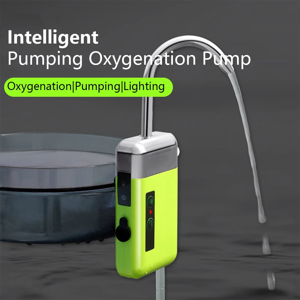 

Oxygen Pump Outdoor Fishing Water Oxygen Pumps USB Charging Double Modes