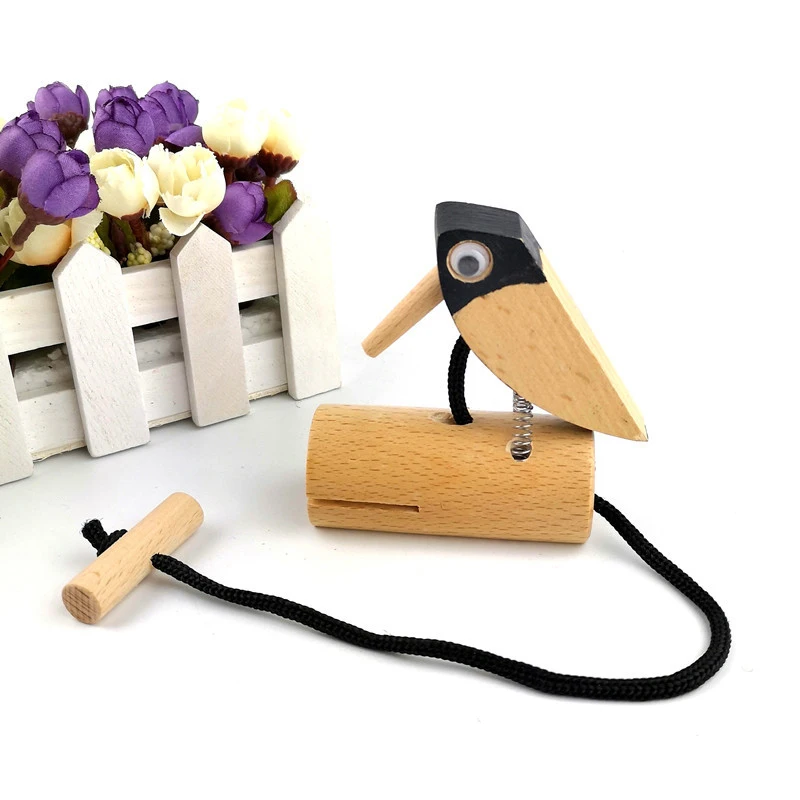 

Натуральная деревянная игрушка, традиционные погремушки для птиц, приспособление для раннего развития