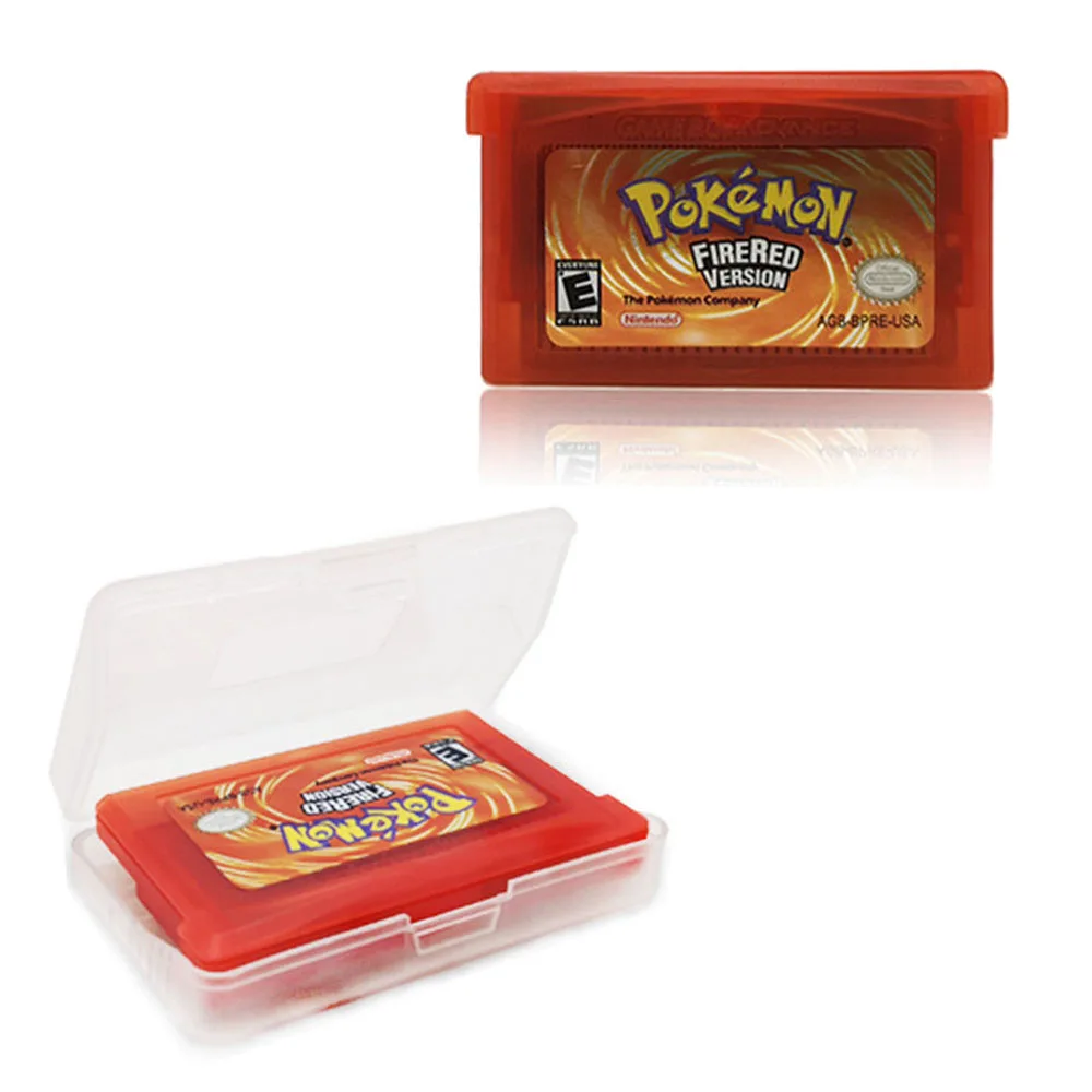 32-битная игровая картридж для видеоигр Pokemon GBA карта английской версии изумрудная