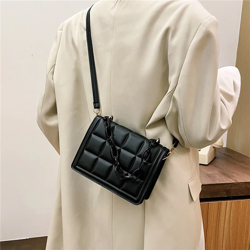 

Корейская модная рельефная сумка через плечо с клапаном, мини-кошельки и сумочки, роскошные дизайнерские женские кошельки, квадратная сумка на плечо