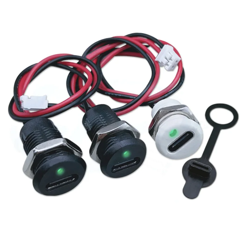 2-контактный водонепроницаемый разъем USB Type-c со стандартным внешним интерфейсом