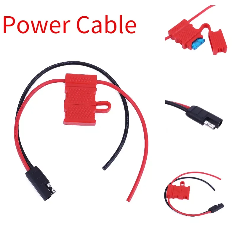 

30cm Power Cable CDM1250 GM360 CM140 With Fuse GM3188 GM3688 GM1280 GM140/PRO3100 PRO5100 PRO7100 For Motorola Mobile Car Radio