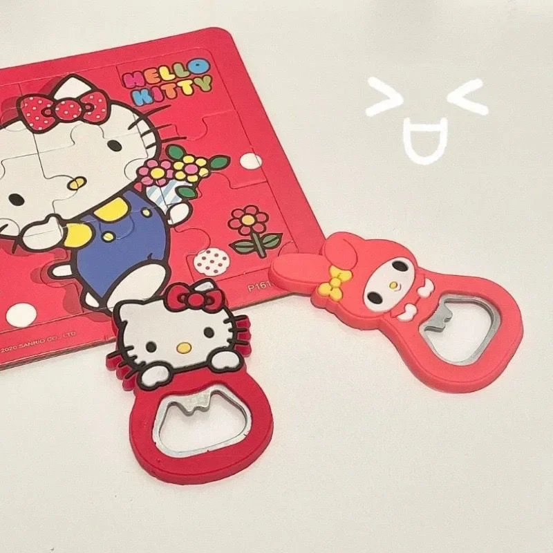 Серия Sanrio Hello Kittle открывалка для бутылок красота наклейка на холодильник мелодия