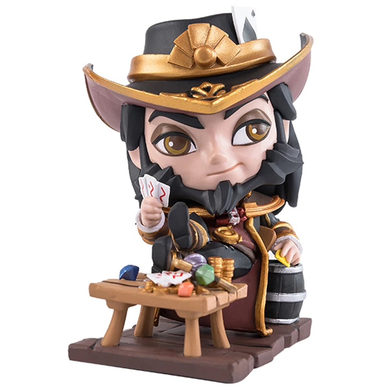 

League of Legends LOL The Card Master Twisted Fate Version Q Assembly Model Collection Action Figure Toy