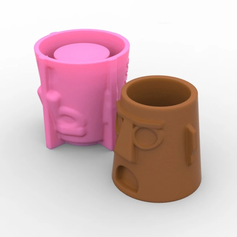 

Силиконовая форма для суккулентов, милая самодельная пепельница, цветочный горшок, подарок ручной работы, форма для домашнего цветочного горшка из смолы