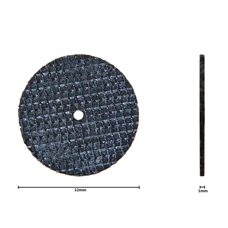 32mm Cutting Discs Resin Cut of Wheel Round Saw with Rod Double Mesh Blade for Rotary Grinding Abrasive Tools
