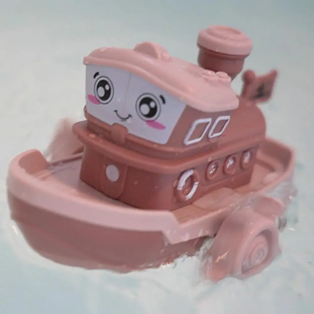 Baby Bath Toys In The Water Cruise Ship Shower Swim Pool Bathing Toys For Kids Clockwork Toy Baby Cute Boat Toy Gift P3q2