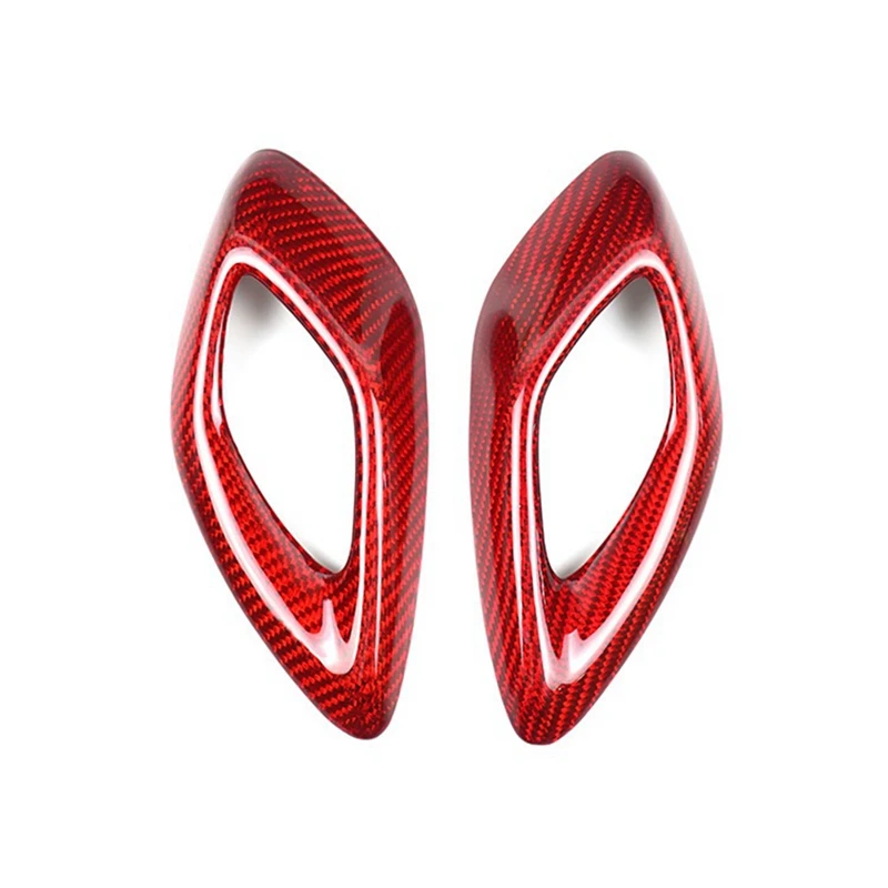 

Carbon Fiber Sticker Car Inner Handle Cover Accessories For Chevrolet Camaro 2016-2023(Red)